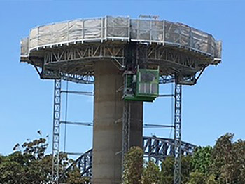 Platform ready for removal