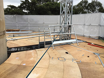 Completed Decking & Rear Highback Guard